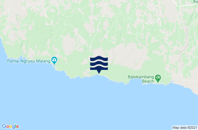 Banjarejo, Indonesiaの潮見表地図