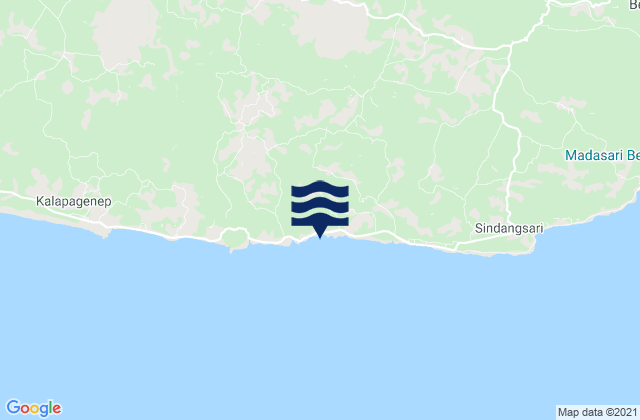 Banjarwaru, Indonesiaの潮見表地図
