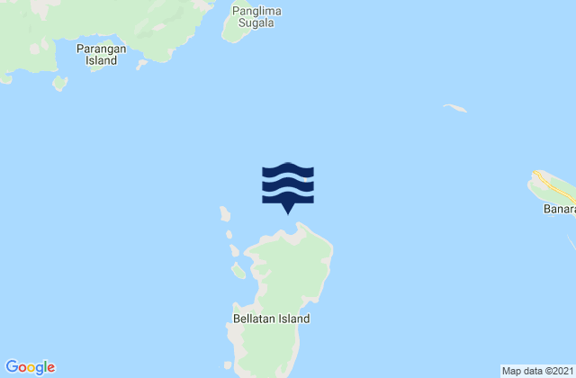 Bankaw, Philippinesの潮見表地図