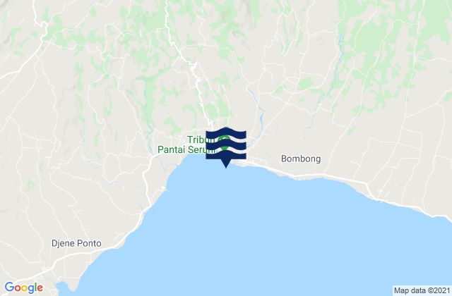 Bantaeng, Indonesiaの潮見表地図