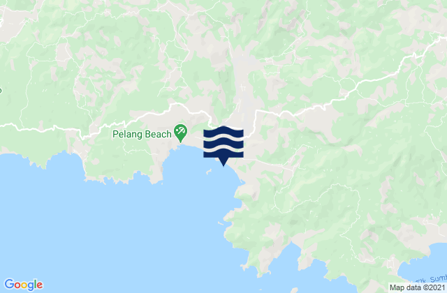 Banteng, Indonesiaの潮見表地図