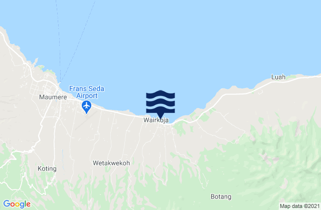 Baobatun, Indonesiaの潮見表地図