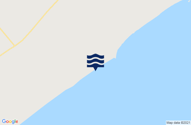 Baraawe, Somaliaの潮見表地図