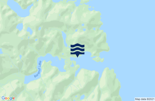 Baranof ( Warm Spring Bay), United Statesの潮見表地図
