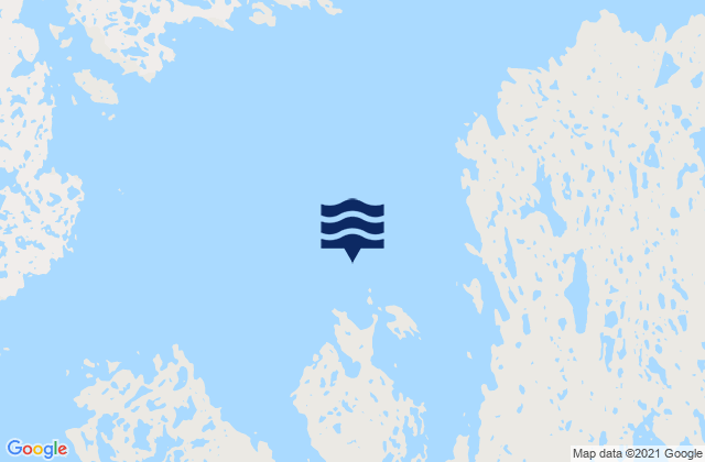 Barbour Bay, Canadaの潮見表地図
