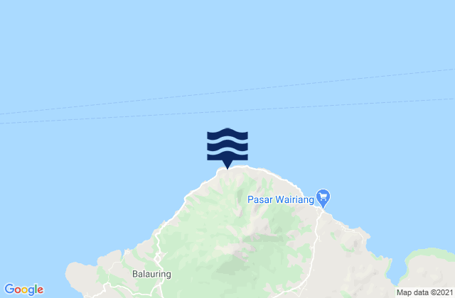 Bareng, Indonesiaの潮見表地図