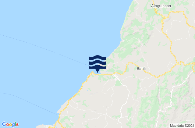 Barili, Philippinesの潮見表地図