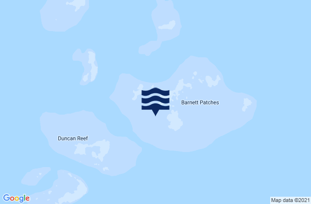 Barnett Patches, Australiaの潮見表地図
