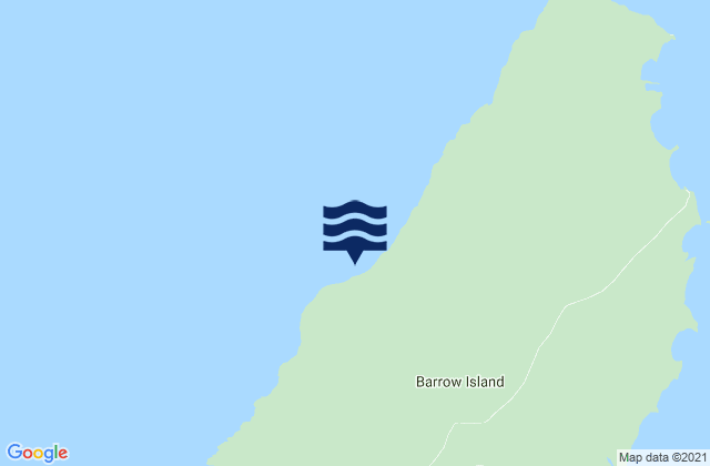 Barrow Island, Australiaの潮見表地図