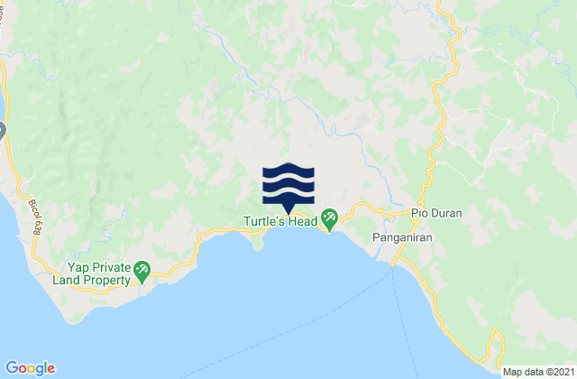 Basicao Coastal, Philippinesの潮見表地図