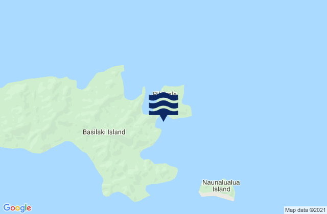 Basilaki, Papua New Guineaの潮見表地図