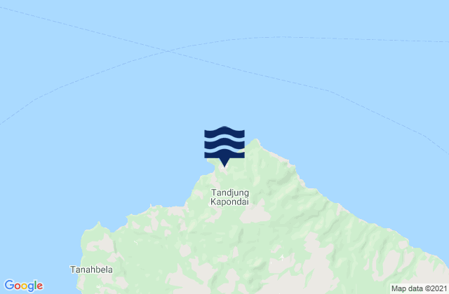 Basira Satu, Indonesiaの潮見表地図
