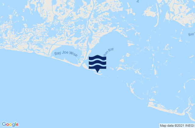 Bastian Island, United Statesの潮見表地図