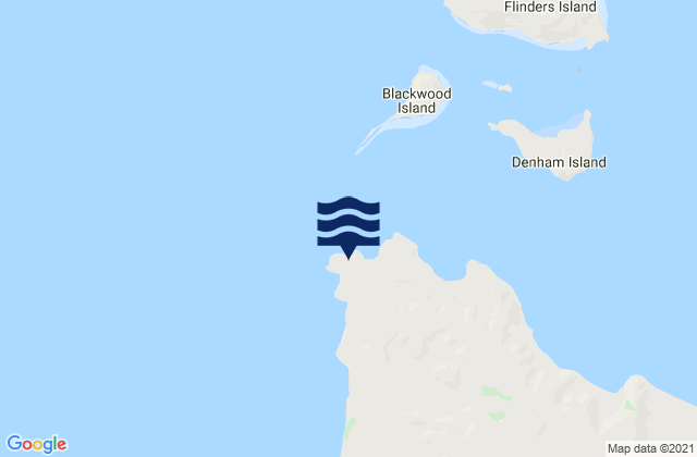 Bathurst Head, Australiaの潮見表地図