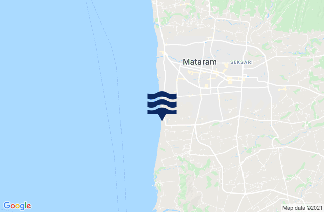 Batukuta, Indonesiaの潮見表地図