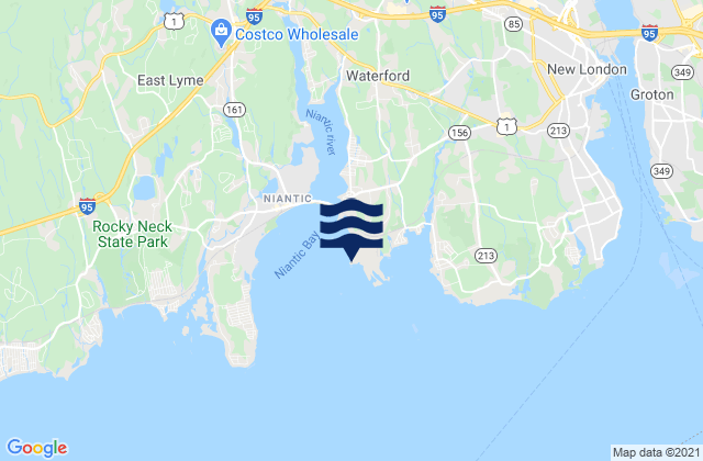 Bay Point, United Statesの潮見表地図