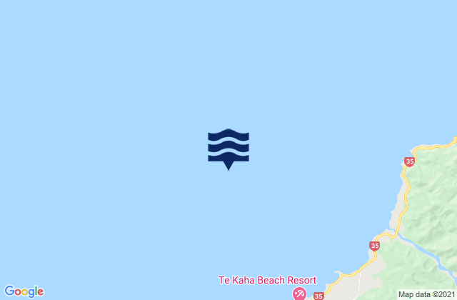 Bay of Plenty, New Zealandの潮見表地図