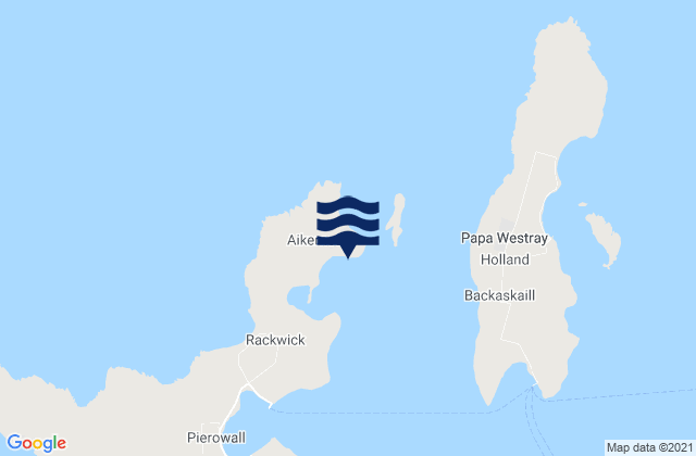 Bay of Skaill, United Kingdomの潮見表地図