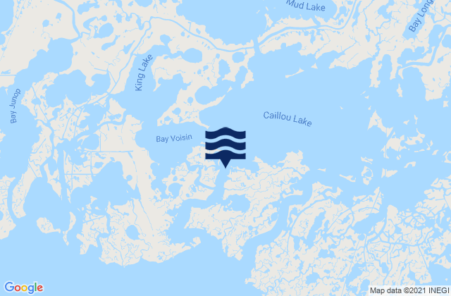 Bayou du Large, United Statesの潮見表地図