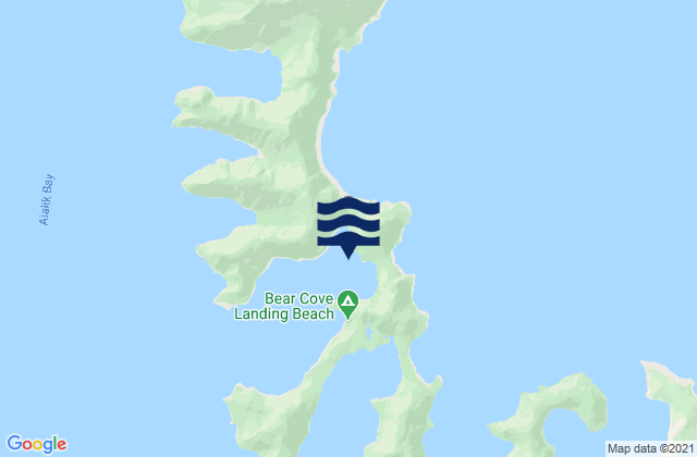Bear Cove (Aialik Peninsula), United Statesの潮見表地図