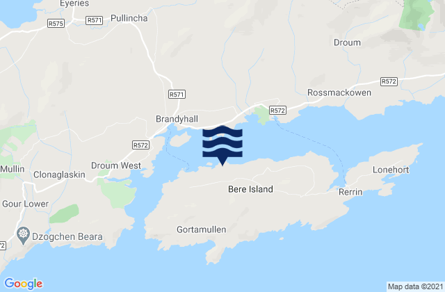 Bear Island, Irelandの潮見表地図