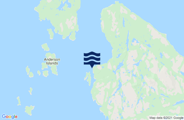 Beauchemin Channel, Canadaの潮見表地図