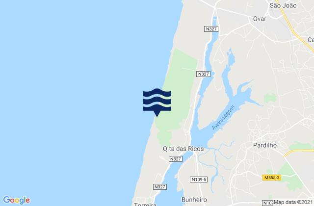 Beduido, Portugalの潮見表地図