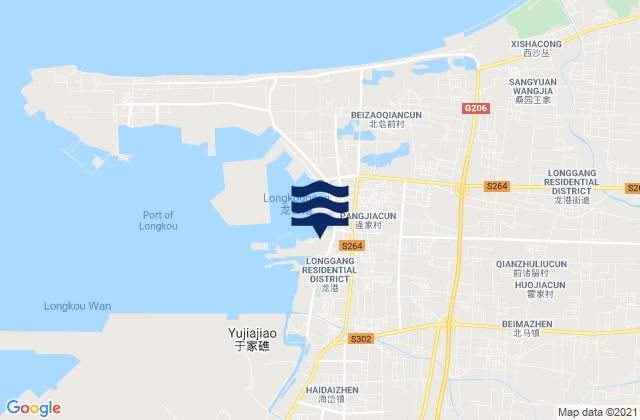 Beima, Chinaの潮見表地図