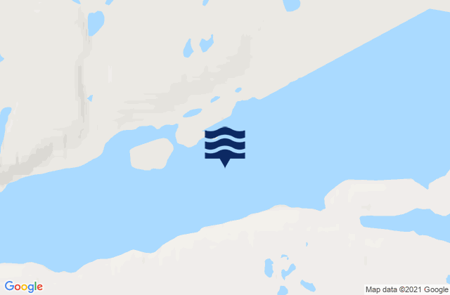 Bellot Strait, Canadaの潮見表地図