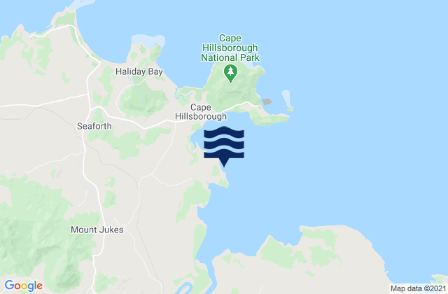 Belmunda Beach, Australiaの潮見表地図