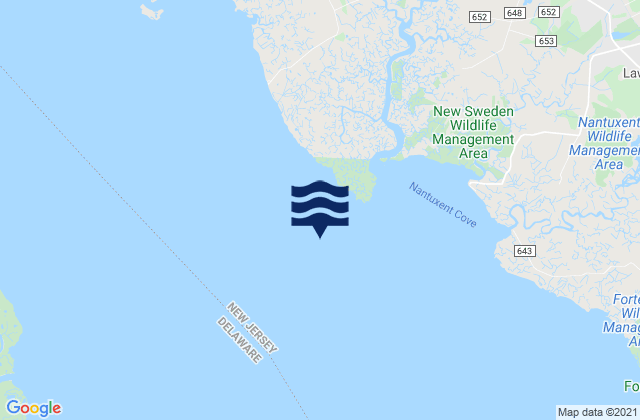 Ben Davis Point 0.8 mile southwest of, United Statesの潮見表地図