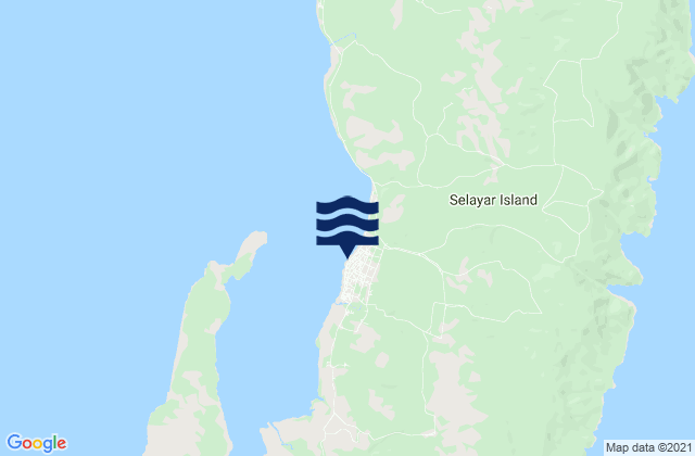 Benteng, Indonesiaの潮見表地図