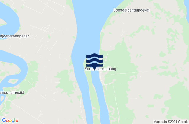 Berembang (Sungi Panai), Indonesiaの潮見表地図