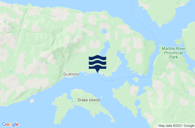 Bergh Cove, Canadaの潮見表地図