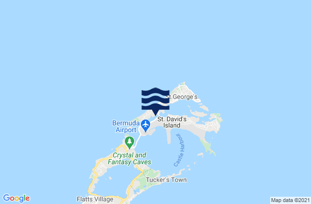 Bermuda Biological Station, United Statesの潮見表地図