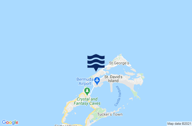 Bermuda Esso Pier, United Statesの潮見表地図