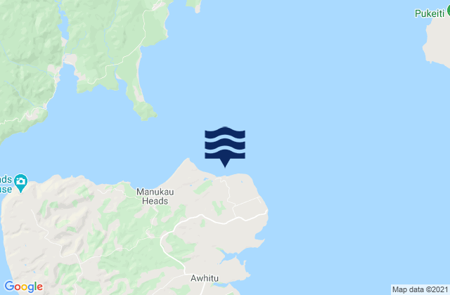 Big Bay, New Zealandの潮見表地図