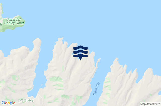 Big Bay, New Zealandの潮見表地図