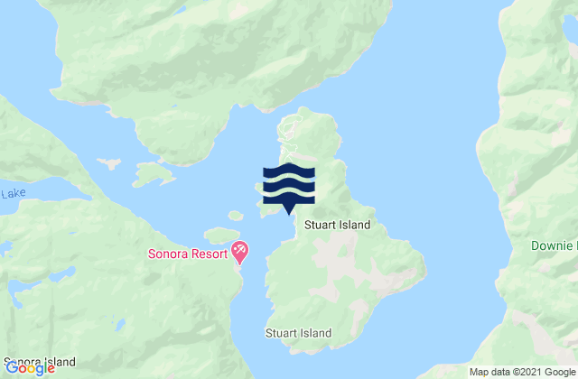 Big Bay, Canadaの潮見表地図