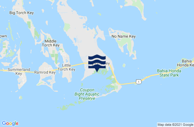 Big Pine Key, United Statesの潮見表地図