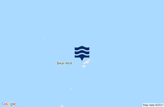 Bikar (Dawson) Atoll, Kiribatiの潮見表地図