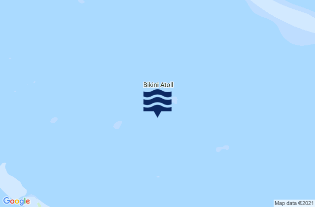 Bikini Atoll, Marshall Islandsの潮見表地図