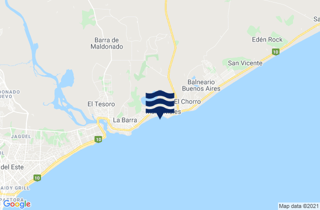 Bikini, Brazilの潮見表地図