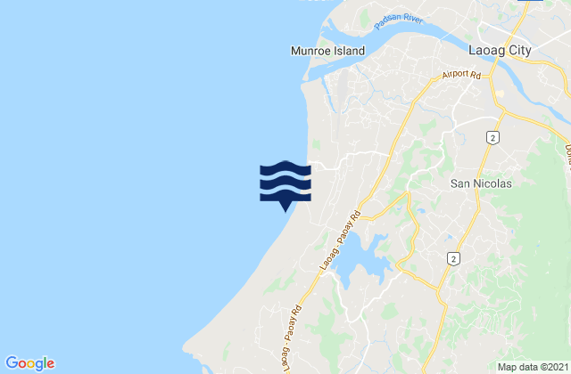 Bil-Loca, Philippinesの潮見表地図