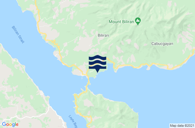 Biliran, Philippinesの潮見表地図