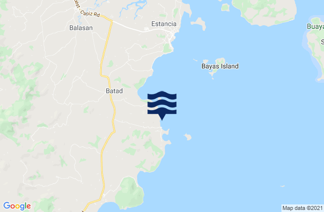 Binon-an, Philippinesの潮見表地図