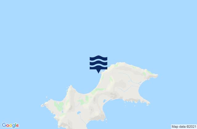 Bird Island, United Statesの潮見表地図