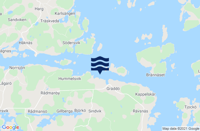 Björkö, Swedenの潮見表地図