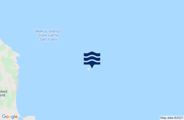Black Rock Walrus Islands, United Statesの潮見表地図