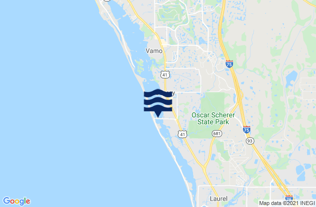 Blackburn Point, United Statesの潮見表地図